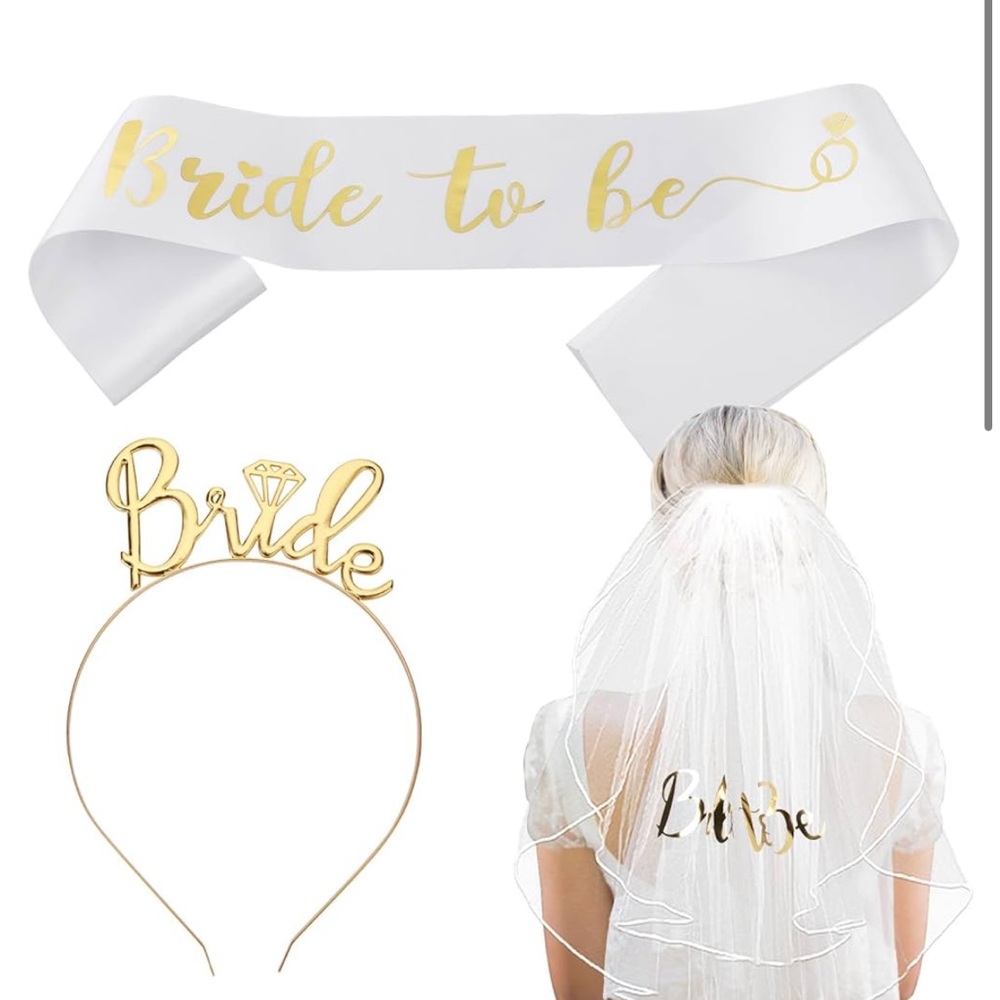 Bride to be sash and crown